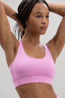 Criss-Cross Bra Rosewood | Hey Honey Yoga & Active Wear