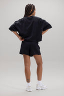 Mid Rise Short Black | Hey Honey Yoga & Active Wear