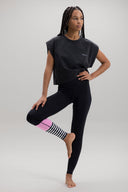 Cropped Shirt Black | Hey Honey & Active Wear