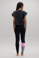 Cropped Shirt Black | Hey Honey & Active Wear