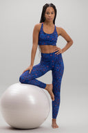 Criss-Cross Bra Flower Daze | Hey Honey Yoga & Active Wear
