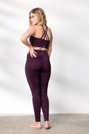 Criss-Cross Bra Wine | Hey Honey Yoga & Active Wear