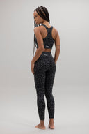 Racerback Bra LEO Black | Hey Honey Yoga & Active Wear