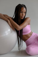 Criss-Cross Bra Rosewood | Hey Honey Yoga & Active Wear