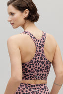 Racerback Bra Leo Rose | Hey Honey Yoga & Active Wear