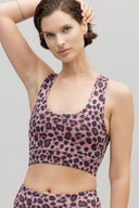 Racerback Bra Leo Rose | Hey Honey Yoga & Active Wear
