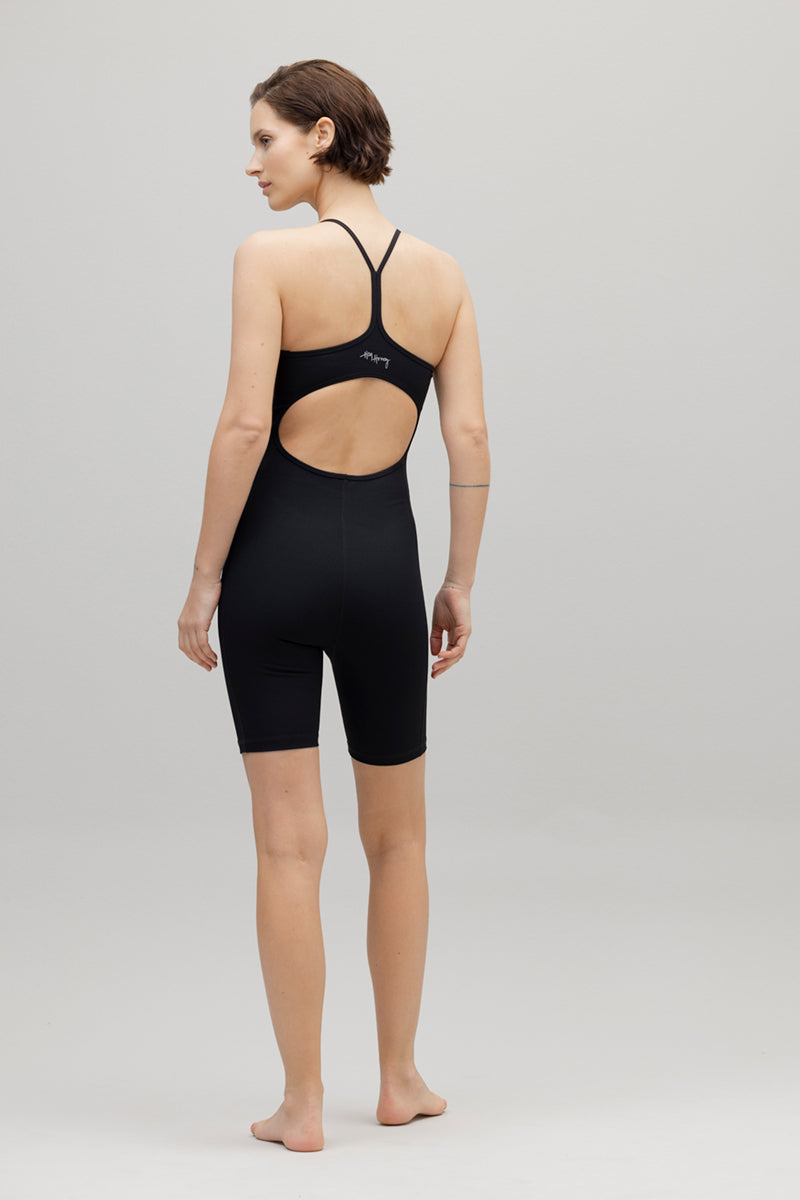 One Piece Ribbed Black | Hey Honey & Active Wear