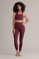 Leggings Cropped Always Dressed Italian Plum | Hey Honey & Active Wear