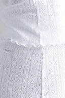 Long Pants Pointelle White | Hey Honey & Active Wear