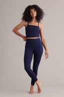 Leggings Cropped Always Dressed Baritone Blue | Hey Honey & Active Wear