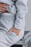 Cozy Sweat Grey Melange Set | Hey Honey & Active Wear