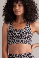 Criss-Cross Bra Leo Shadow | Hey Honey & Active Wear