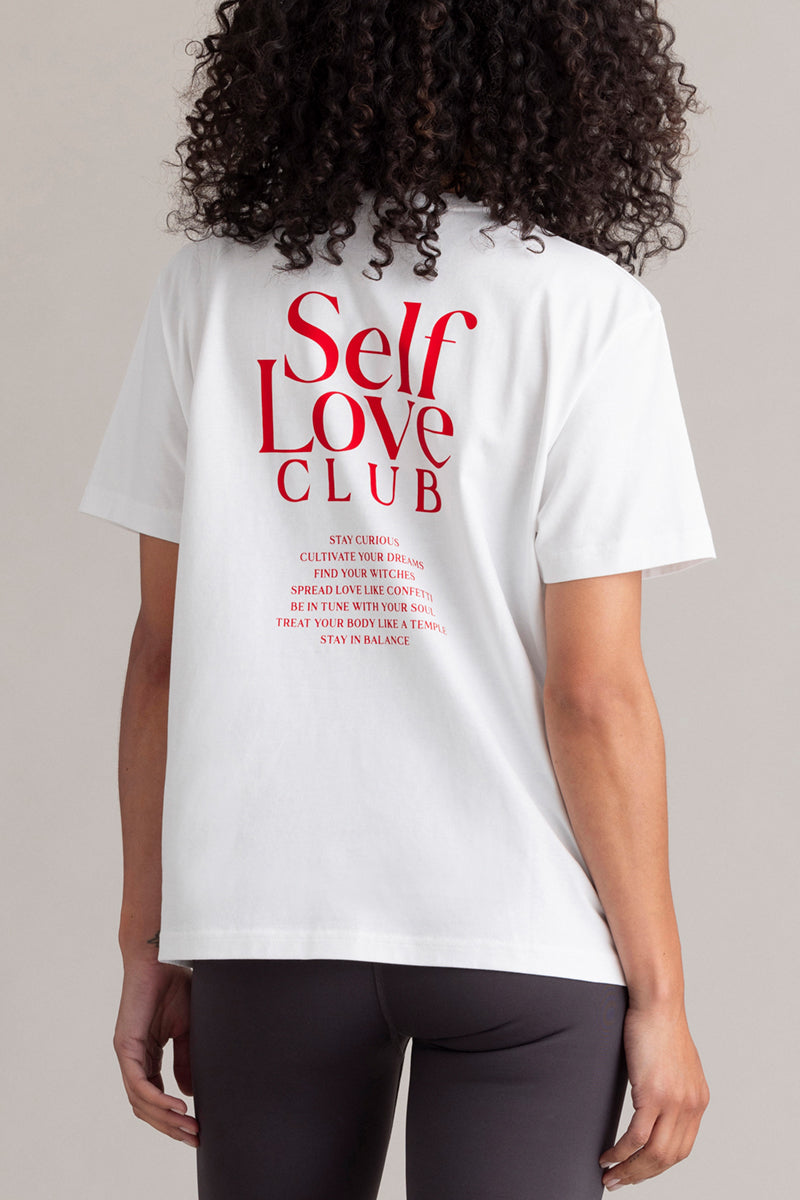 T-Shirt Self Love White | Hey Honey & Active Wear