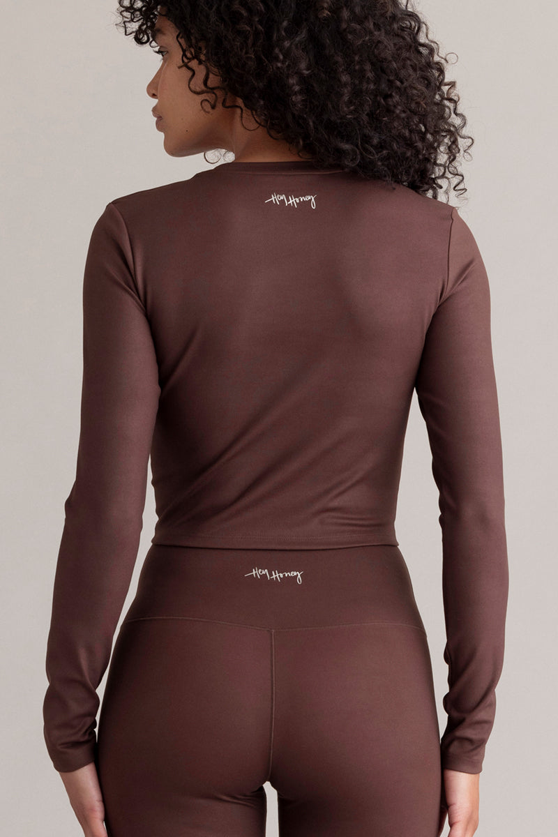 Longsleeve Cropped Always Dressed Shopping Bag | Hey Honey & Active Wear
