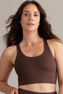 Criss-Cross Bra Always Dressed Soft Brown | Hey Honey & Active Wear