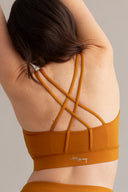 Criss-Cross Bra Pumpkin Spice | Hey Honey & Active Wear