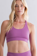 Criss-Cross Bra Striking Purple | Hey Honey & Active Wear