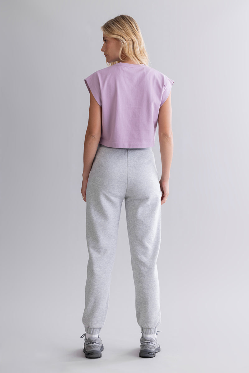 Cropped Shirt Mauve | Hey Honey & Active Wear