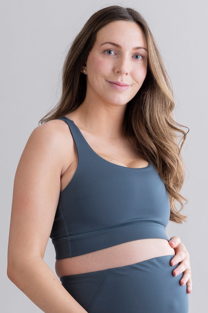 Maternity Leggings Cotton Touch Teal | Hey Honey & Active Wear