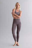 Leggings Cropped Cotton Touch Taupe | Hey Honey & Active Wear