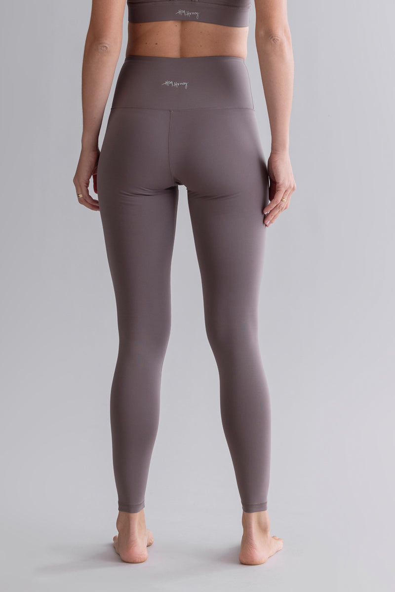 High-Waist Leggings Cotton Touch Taupe | Hey Honey & Active Wear