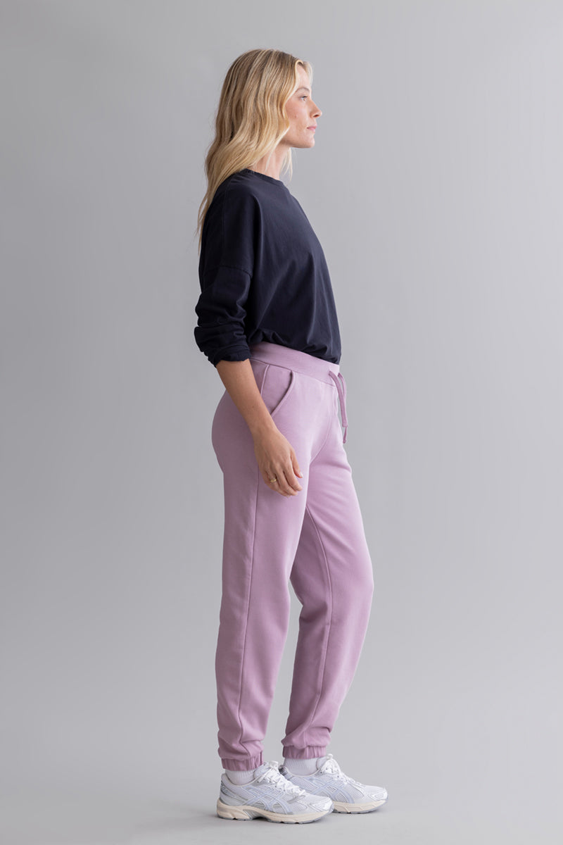 Cuff Sweat Pants Mauve | Hey Honey & Active Wear