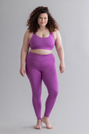 Leggings Cropped Striking Purple | Hey Honey & Active Wear