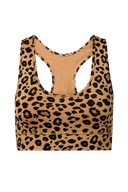 Racerback Bra Leo Biscuit | Hey Honey Yoga & Active Wear