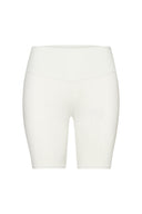 Biker White | Hey Honey Yoga & Active Wear