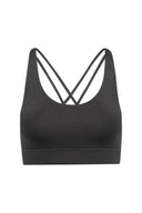 Criss-Cross Bra Grey | Hey Honey & Active Wear