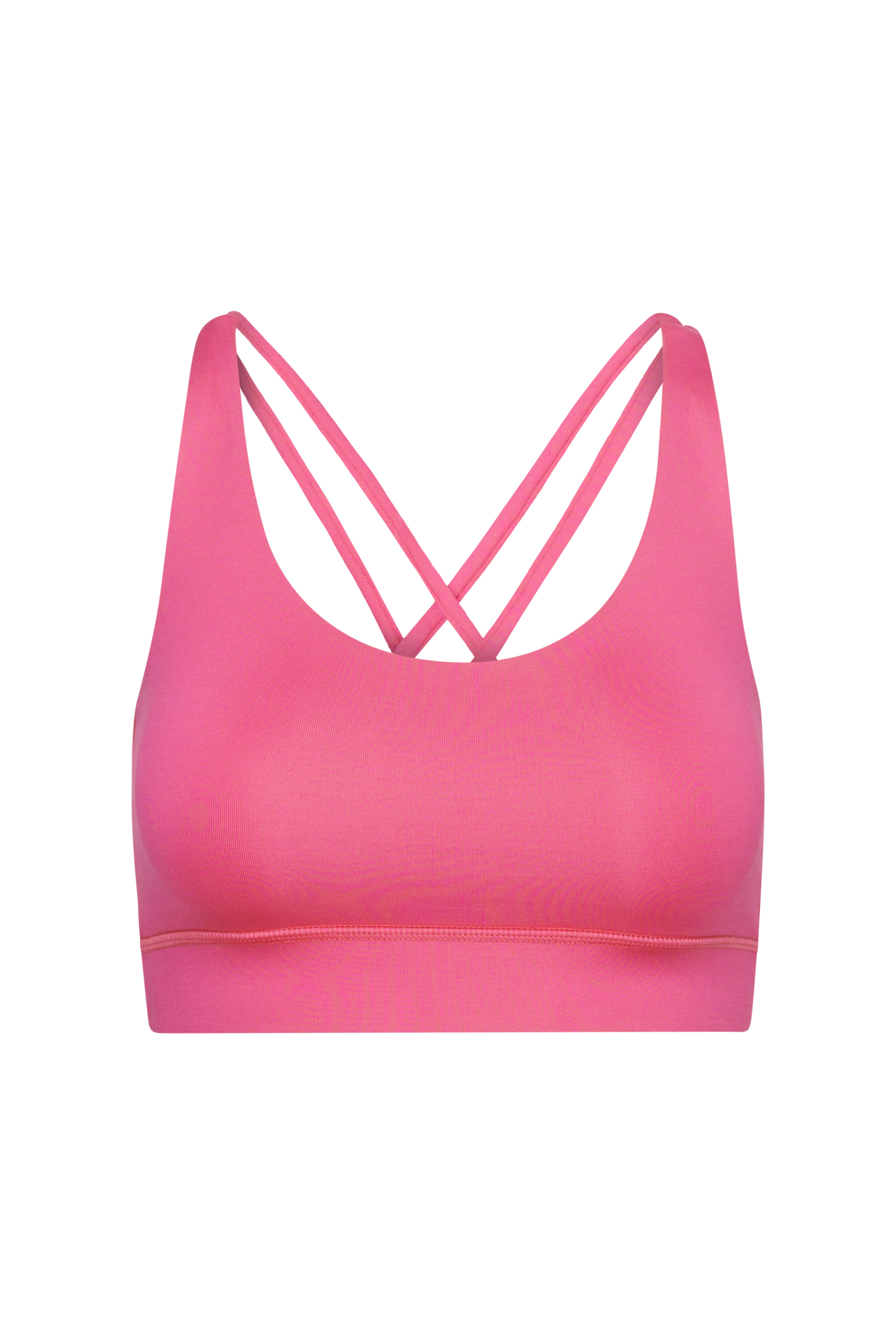 Criss-Cross Bra Fuchsia | Hey Honey Yoga & Active Wear