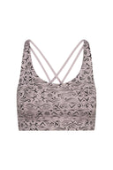 Criss-Cross Bra Samadhi Dove | Hey Honey Yoga & Active Wear