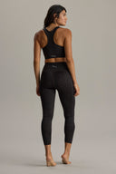 Leggings Cropped Leo Dark Brown | Hey Honey & Active Wear
