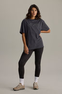 Oversized T-Shirt Leo Dark Grey | Hey Honey & Active Wear