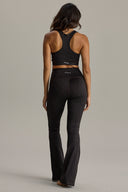 Leggings Flared Leo Dark Brown | Hey Honey & Active Wear