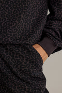 Cuff Sweat Pants Leo Dark Brown | Hey Honey & Active Wear