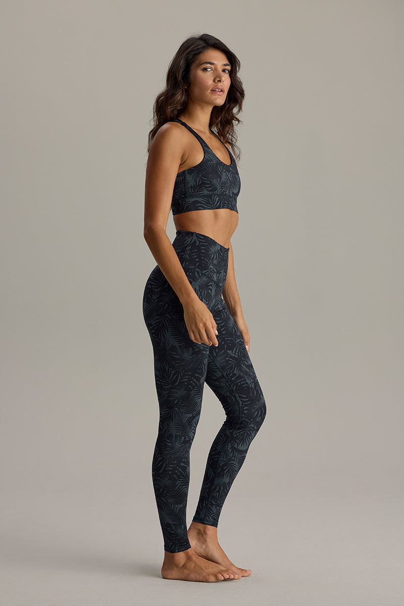 Leggings Palm Teal | Hey Honey & Active Wear