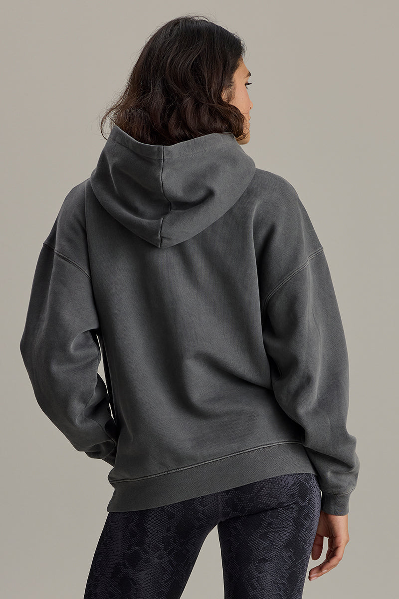 Hoodie Peace Black Washed | Hey Honey & Active Wear