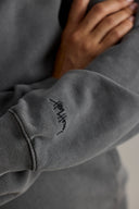 Hoodie Peace Black Washed | Hey Honey & Active Wear