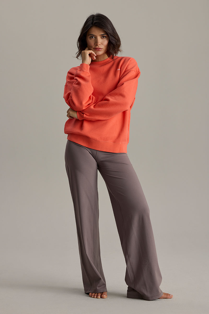 Sweater Hey Hot Coral Washed | Hey Honey & Active Wear