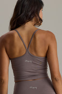 Longline Bustier Cotton Touch Taupe | Hey Honey & Active Wear