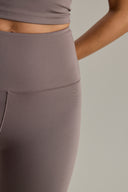 Leggings Cropped Cotton Touch Taupe | Hey Honey & Active Wear