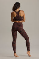 Leggings Leo Chocolate | Hey Honey Yoga & Active Wear