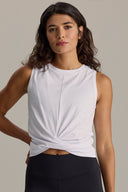 Cropped Top White | Hey Honey Yoga & Active Wear