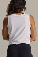 Cropped Top White | Hey Honey Yoga & Active Wear