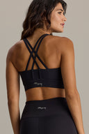 Criss-Cross Bra Cotton Touch Black | Hey Honey & Active Wear