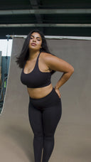 Criss-Cross Bra Black