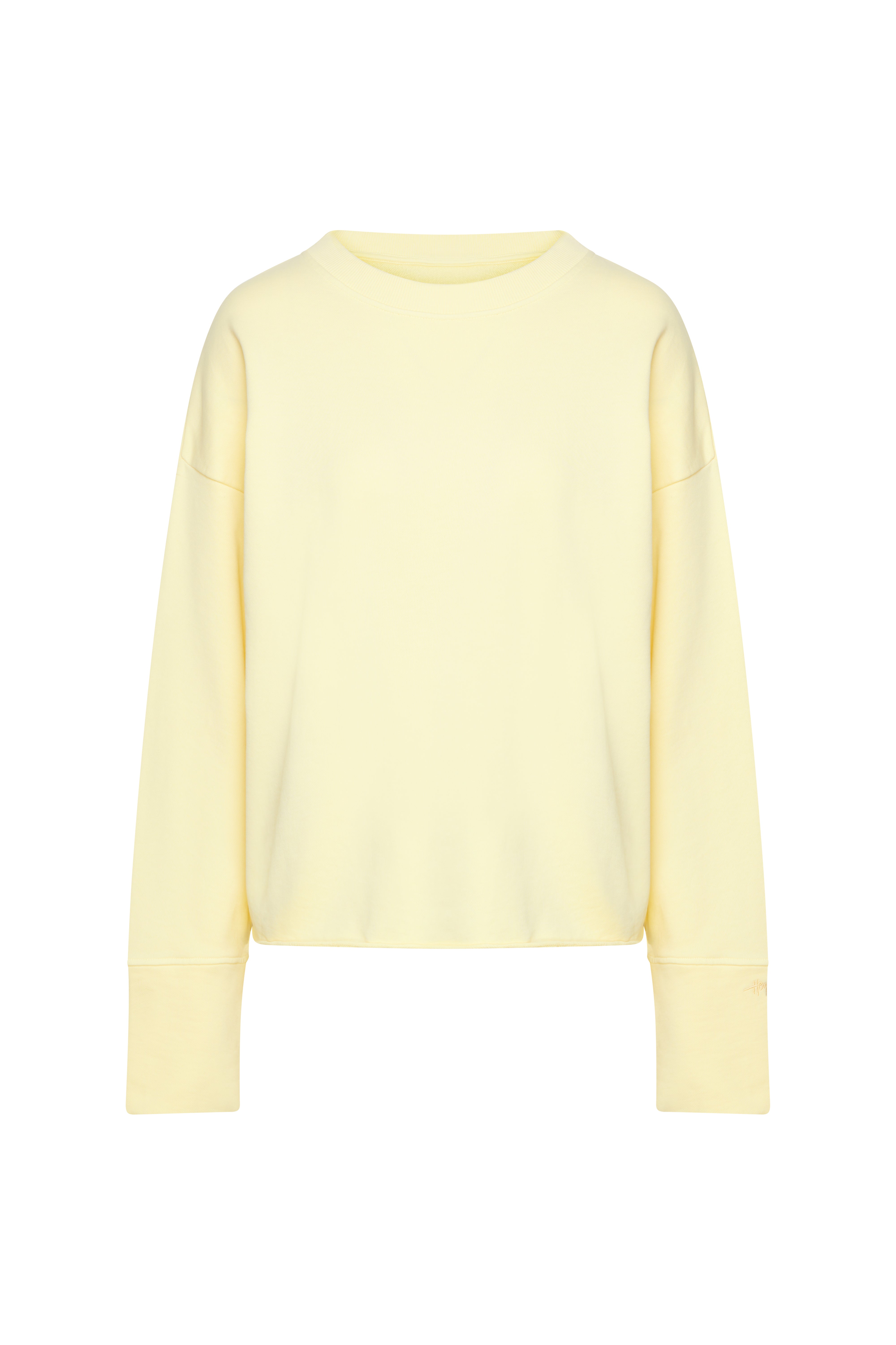 Open Edge Sweater Pastel Yellow | Hey Honey & Active Wear